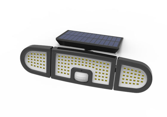 2400mAh EMC RGB Solar Lights PIR Sensor Up And Down 6500K
