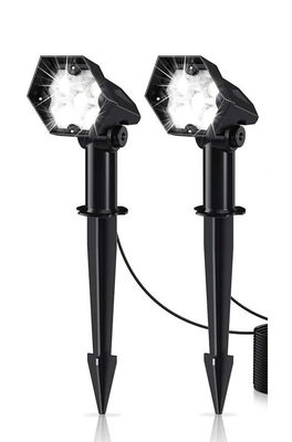 80CRI 3600mAh Solar Spot Lights , 300lm IP65 Solar Garden Lights 6 Modes