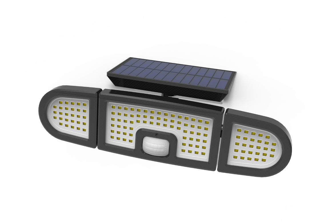 2400mAh EMC RGB Solar Lights PIR Sensor Up And Down 6500K